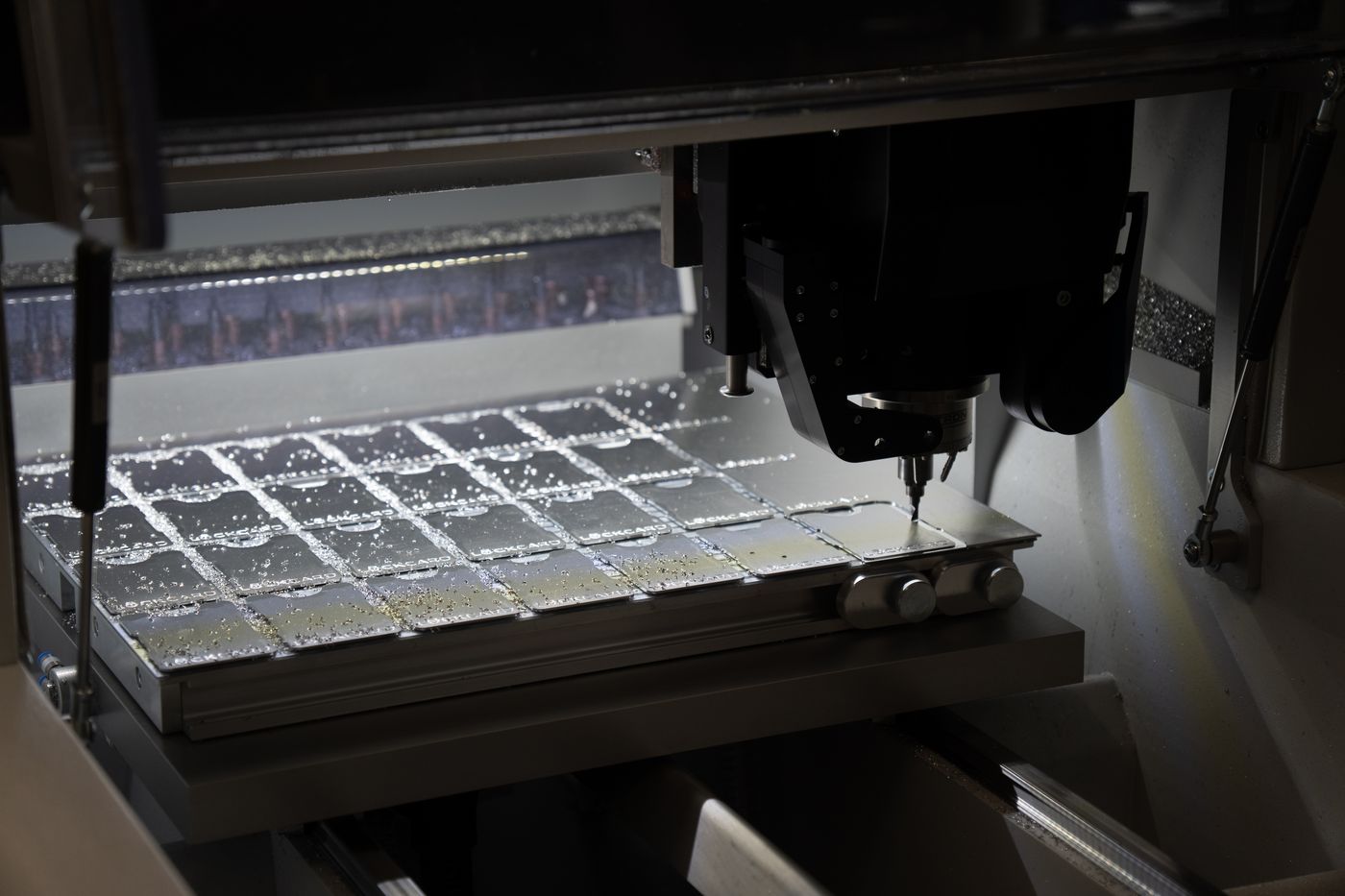 CNC bed detail