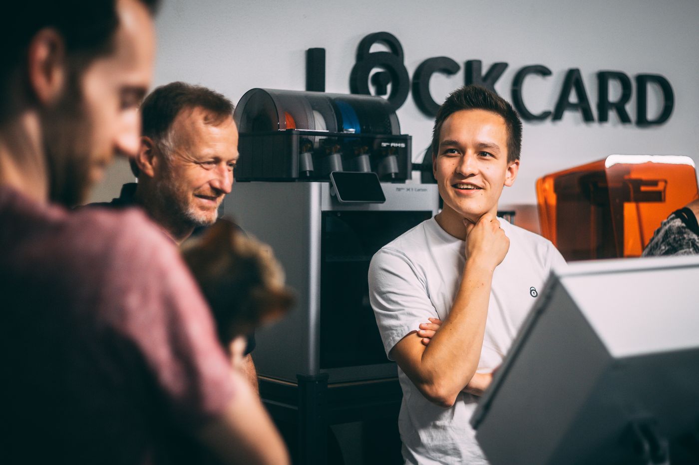 At the 3D printers