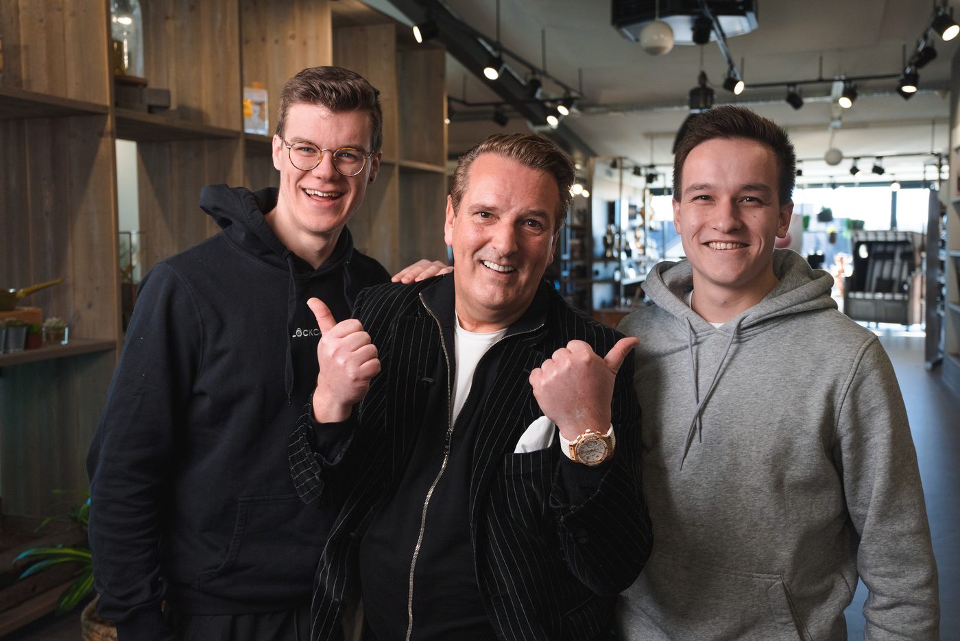 With Ralf Dümmel